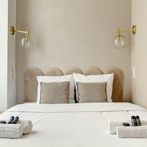 Drift off in one of the luxury bedrooms