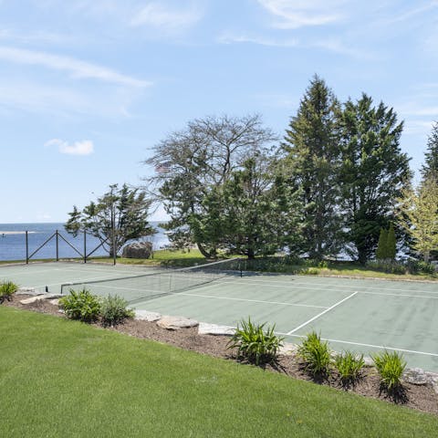 Embrace competitive family fun on the tennis court