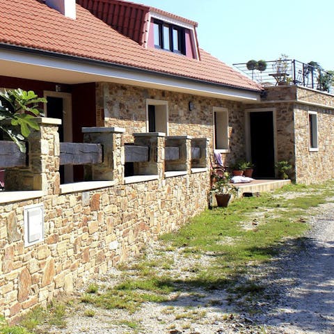 Visit the Thursday market and other restaurants at the village of Carballo, just five minutes walking