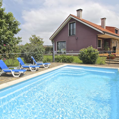 Cool down with a dip in the pool