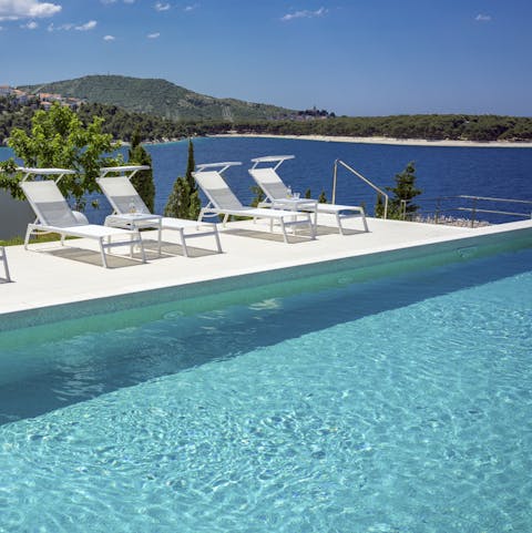 Beat the heat with a dip in the shared pool