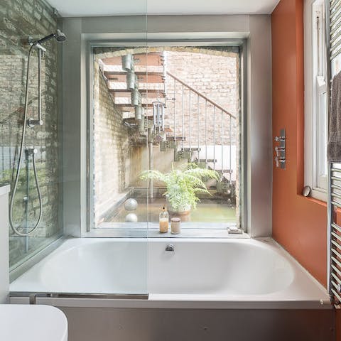 Run a bath after a long day out