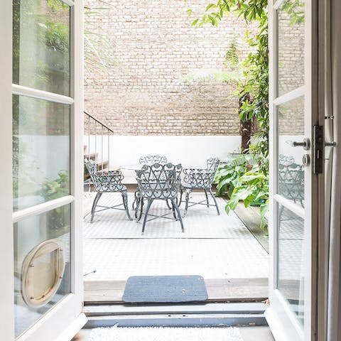 Enjoy some patio time