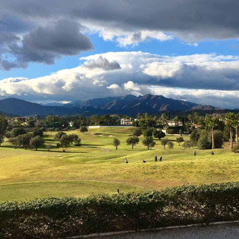 Hit the links at one of the Costa del Sol's scenic courses