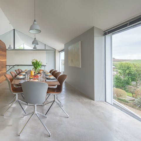 Dial in a private chef for supper with a view