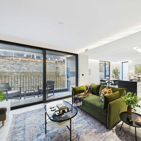 Plan your day over coffee on the balcony or sofa