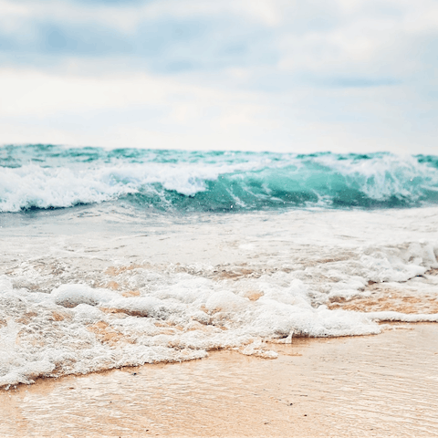Have a good time at Gravière Beach, just a five-minute drive away
