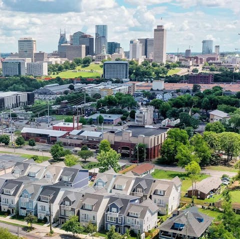 You'll be living in historic Germantown with easy access to Nashville's restaurants and nightlife