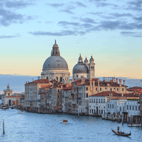 Take in the view from Accademia Bridge – it's a short stroll away