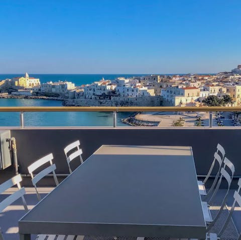 Find the perfect spot for sunset drinks on the terrace