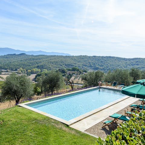 Feel a wonderful sense of wellbeing while lounging by the pool