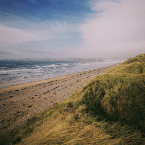 Immerse yourself in the picturesque beauty of County Donegal, with those stunning beaches on your doorstep