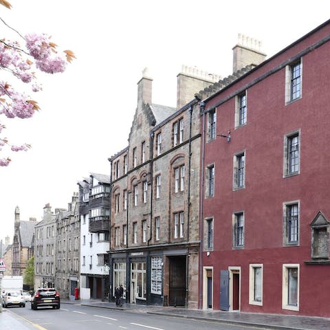 Explore the architecture, shops, and cafés of the Old Town on your doorstep