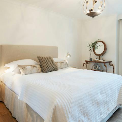 The cosy and cleanly bedrooms