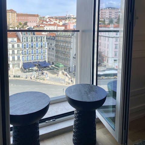 Take in the vistas of Downtown Lisbon