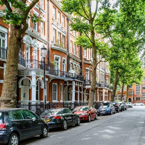 The gorgeous location in Earls Court
