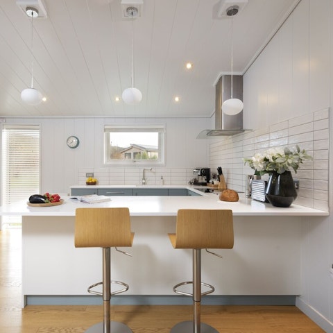 Have your coffee at the breakfast bar