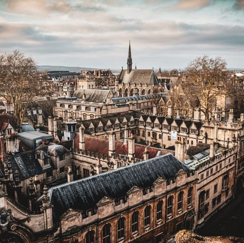 Take the ten-minute stroll into the heart of Oxford