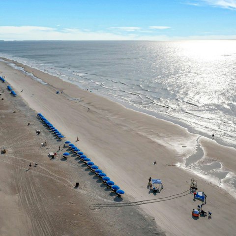 Stroll down the beach – just fifteen minutes away