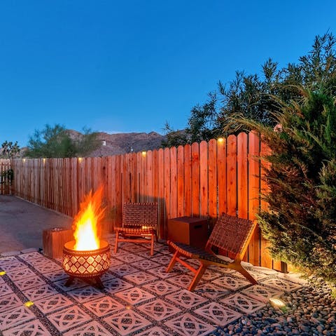 Share stories around the fire pit