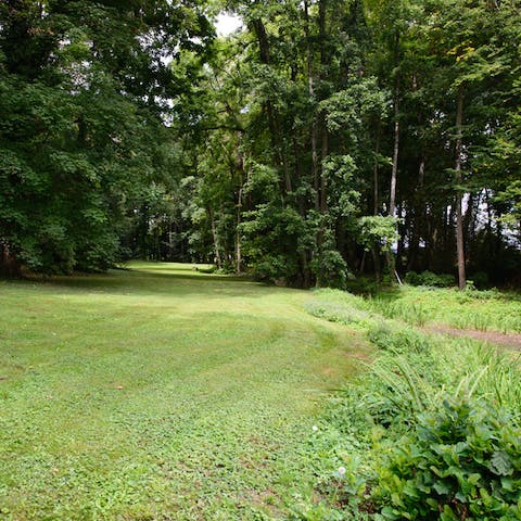 Play in the acres of lush parkland filled with 100 year old trees