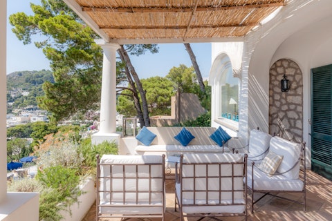 Spend evenings sipping sunset cocktails on the balcony