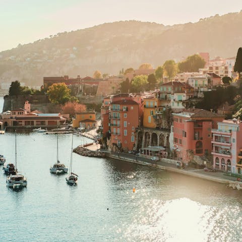 Wander through the picturesque streets of Villefranche-sur-Mer