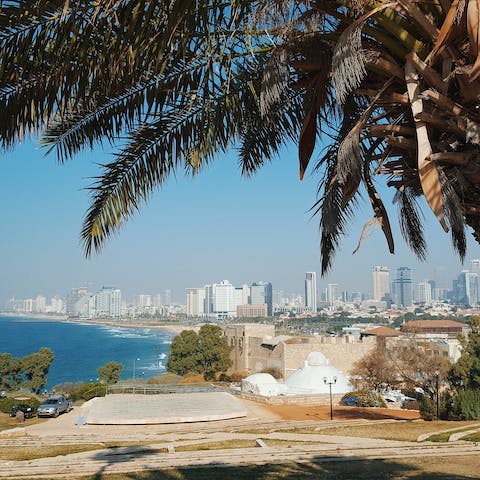 Stay in the old Yafo district, just moments away from the beach