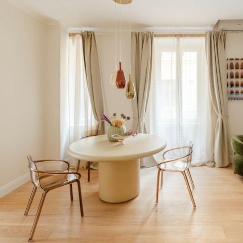 Plan your day at the breakfast table before heading out