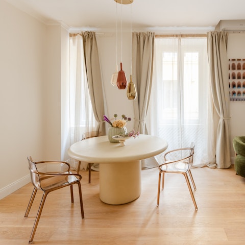 Plan your day at the breakfast table before heading out