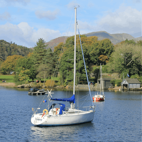 Take a short drive over to Lake Windermere for a boat trip