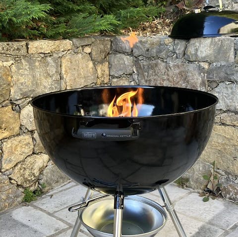 Get a côte de boeuf sizzling on the barbecue and dine alfresco