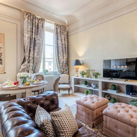 Unwind amid the grandeur of this historic palazzo