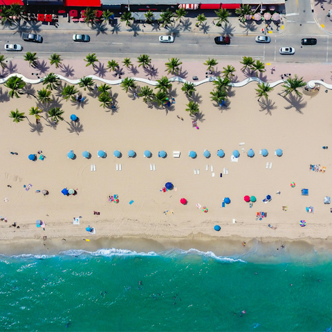 Hit the beach! The nearest one is only a five-minute drive away