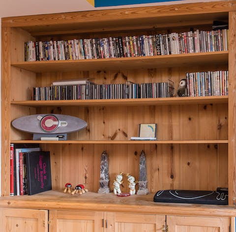 So many CD's and DVD's to get through