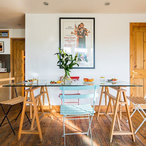 Hold a dinner party for some friends