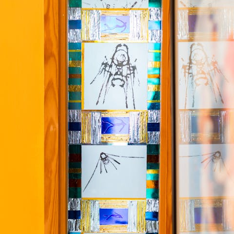 Charming stain glass windows