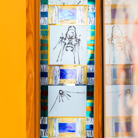 Charming stain glass windows