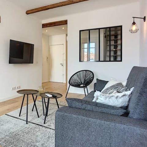 Cosy up with a film after a day of adventure