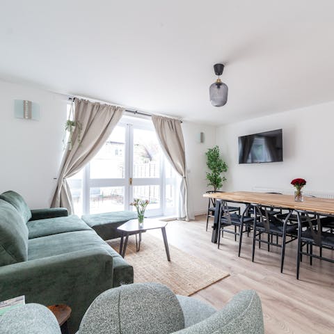 Unwind, relax or catch up on work from the comfort of home