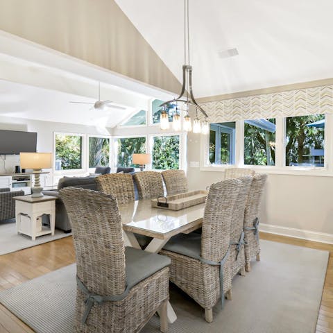 Gather around the table for family fun and games