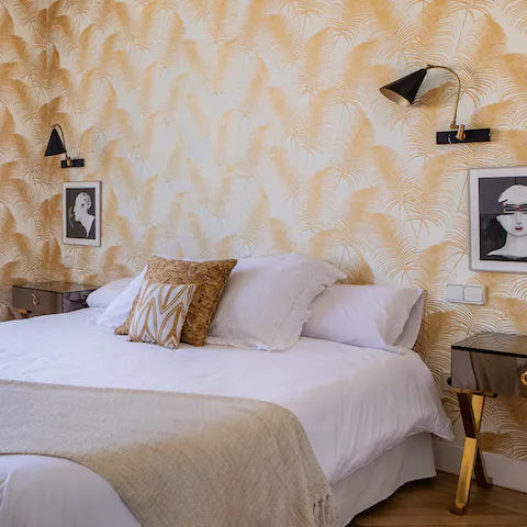 Get some rest in the stylish bedrooms