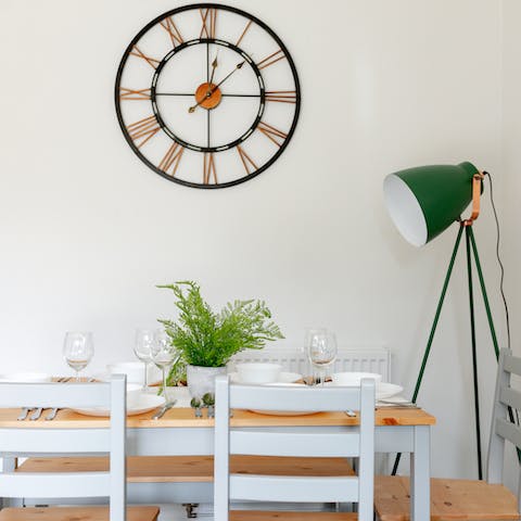 Spend quality time together in chic surroundings