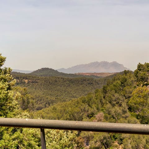Take in the stunning mountain vistas