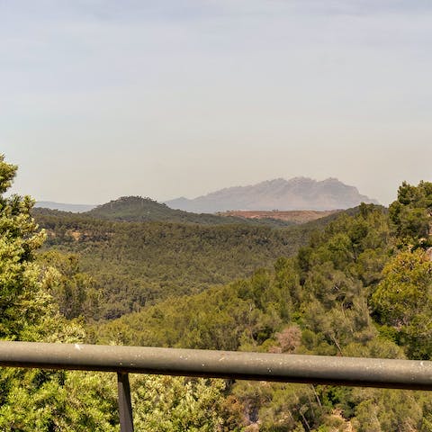 Take in the stunning mountain vistas