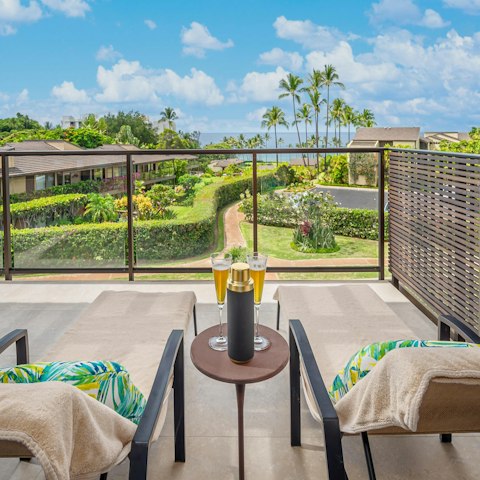 Grab a drink and unwind on the balcony