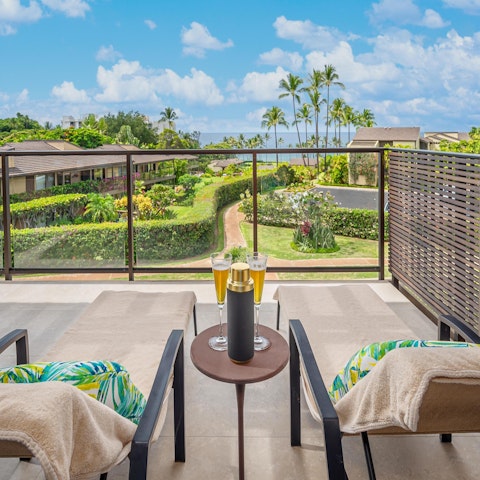 Grab a drink and unwind on the balcony
