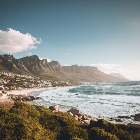 Make the most of your home's beach front location a stone's throw from Camps Bay's boutiques, bistros and bars