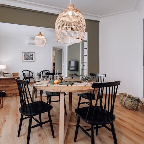 Embrace the simple pleasure of drinks and tapas shared around the table