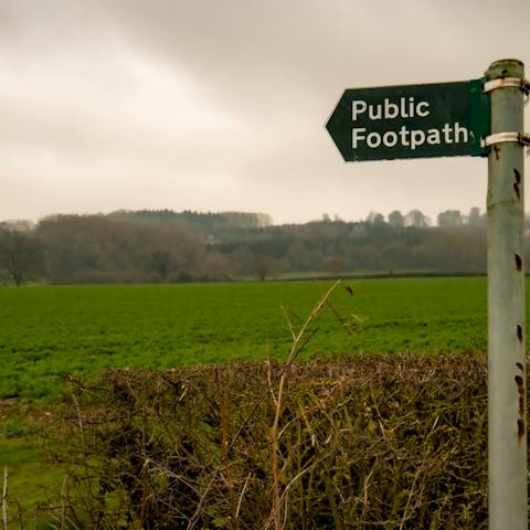 Embark upon one of the nearby walking routes and explore the Cotswolds AONB